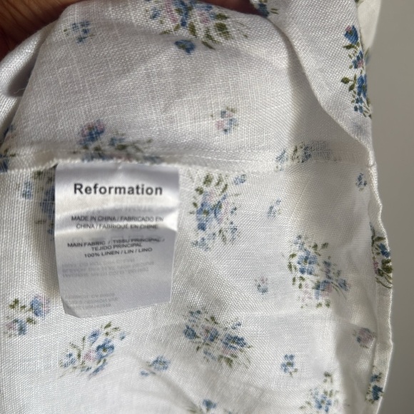 Reformation Emilia linen Dress 4 - Picture 10 of 14